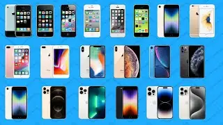 Evolución del iPhone desde el 2007 al 2024