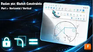 Fusion 360 Sketch Constraints | Part 01 – Horizontal / Vertical