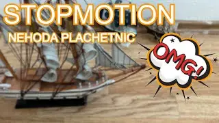 Nehoda plachetnic (stop motion)