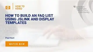 How to Build an FAQ List Using JSLink and Display Templates