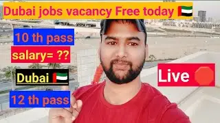 Highlight 0:00 - 3:30 from दुबई में जॉब कैसे मिलेगी Dubai job vacancy 🇦🇪Live 🛑