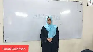 V171) Spoken English || Students Class Practice || Farah Suleman Speech || Spoken English Practice