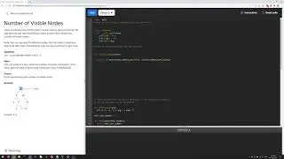 Facebook interview question: trees: number of visible nodes