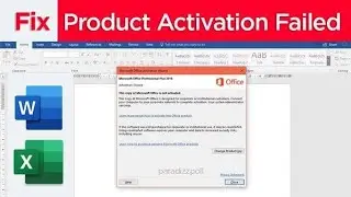 cara menangani masalah word produk activation failed