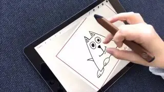 איך לצייר חתול באמצעות משולש
