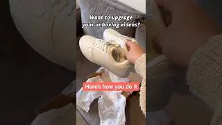 Flip the script on your unboxing videos with this simple trick 🔄✨ 