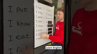 PRESENT vs PAST TENSE #englishlesson #englishteacher #learnenglish #englishtips #ingles #英語 #ESL