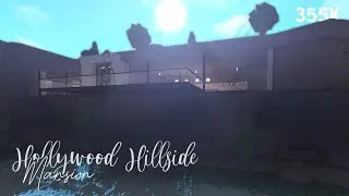(355k) Hollywood Hillside Mansion // Bloxburg Speedbuilds