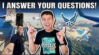 Answering Your Questions as a U.S. Air Force Flight Attendant! Q&A video
