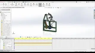 Moving Human Figure Animation Process  #solidworks