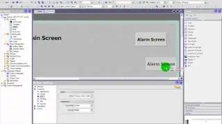 Siemens WinCC Change Screens Tutorial Pt 15 avi
