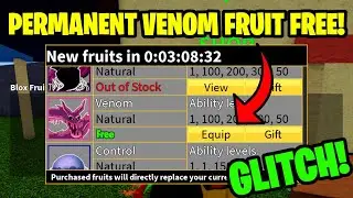 HOW TO GET PERMANENT VENOM FRUIT IN BLOX FRUITS!