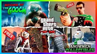 GTA 5 Online Festive Surprise 2022 DLC Update - FREE CHRISTMAS GIFTS! WM 29 Pistol, Snowmen & MORE!