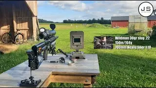 Wildman 30gr Slug .22 @ 150m/164y