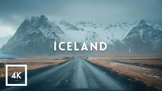 Relaxing Iceland Drive | Glacier Lagoon, to Höfn, Chill driving sounds for Sleep ASMR