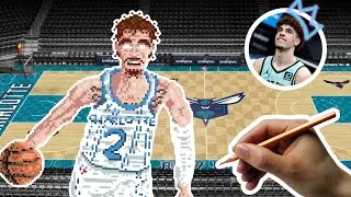 LaMelo Ball The G.O.A.T (Pixel-Art) 🛸🕺💕