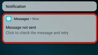 Vivo Message Not Sent Problem | Message Not Sent Problem