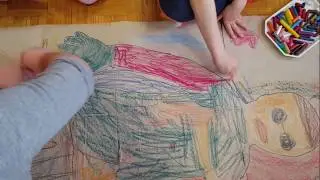 ⭐️ÜGYESÍTŐ⭐️Mit lehet körberajzolni❓🖍✏️Három ötlet gyerekeknek🙋‍♀‍🙋‍♂‍