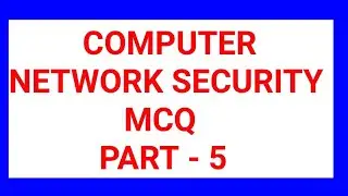 computer Network security MCQ questions part 5