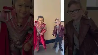 Mini Star Lord meets Mini Adam Warlock 