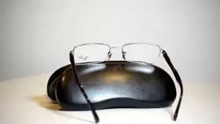 New Authentic Ray Ban Eyeglasses RX6195 2502 RX 6195 Half Rimless 51mm