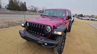 Pink 2022 Jeep Wrangler Rubicon