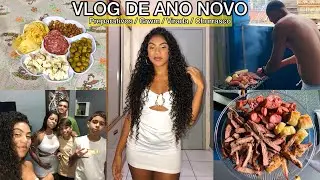 VLOG DE ANO NOVO - Preparativos, arrumação, virada e churrasco 🎆💖✨
