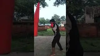boxing punch on punchbag #short #practice #punching #mma