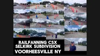 Railfanning The CSX Selkirk Subdivision At Voorheesville With Lots Of Action With My Besties