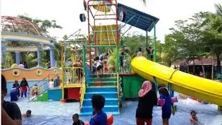 Suasana OPI MALL Waterfun Palembang MENYENANGKAN