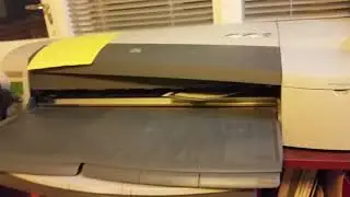 HP DesignJet 110 plus NR Get printhead calibration page