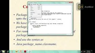 creating and executing user defined packages in java