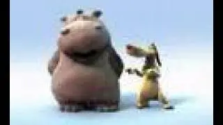 hippo and dog