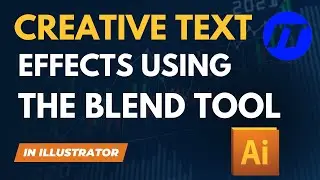 Creative Text Effects Using the Blend Tool in Illustrator