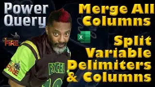Power Query Challenge: Split by Multiple Delimiters | Merge All Columns