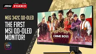 MEG 342C QD-OLED The first MSI QD-OLED monitor!