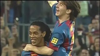 Messi Ronaldinho Celebration | 4K + Upscaled | Free Clips