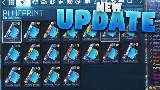 First Look At BLUEPRINTS And ITEM SHOP On Rocket League!
