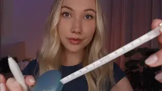 ASMR Facial Expression Analysis | Face Measurements & Note Taking (writing sounds) ✨