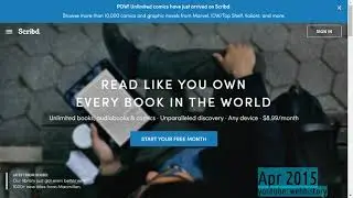webhistory of scribd.com