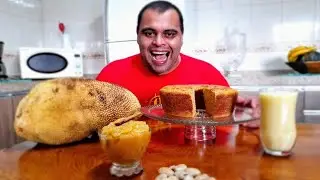 O QUE VOCÊ FAZ COM UMA JACA?, NÃO SABE! Doce, bolo, suco e etc