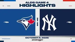 MLB ALDS Game 4 Highlights | Blue Jays vs. Yankees - October 8, 2025