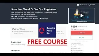 Free  Linux Course : With udemy Certificate.