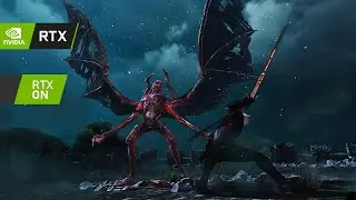 The Witcher 3 Wild Hunt : Dettlaff Boss Fight ( 1440p Ray Tracing ON )