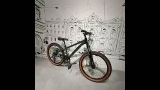 #Горный #Велосипед #Grantel для подростков. 24" колеса. 7 скоростей. MTB. Скоростной. Цвет - Хаки