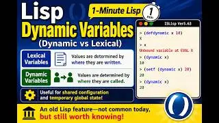 Dynamic vs Lexical Variables in Lisp (1-Minute Guide)