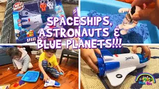 Spaceships, Astronauts & Blue Planets!!!  For Kids!!!