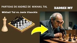 Mikhail Tal vs Janis Visockis URS chT Juniors 1954 #mikhailtal #chess #xadrez