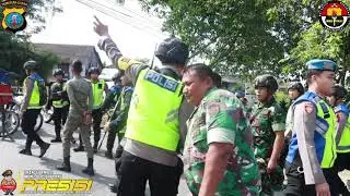 Patroli Skala Besar SINERGITAS TNI - POLRI di Wilayah Kota Sibolga