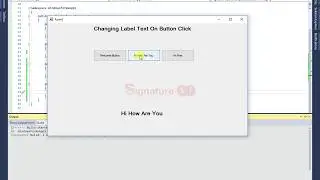 Label Text Change On Button Click in C# Win Form